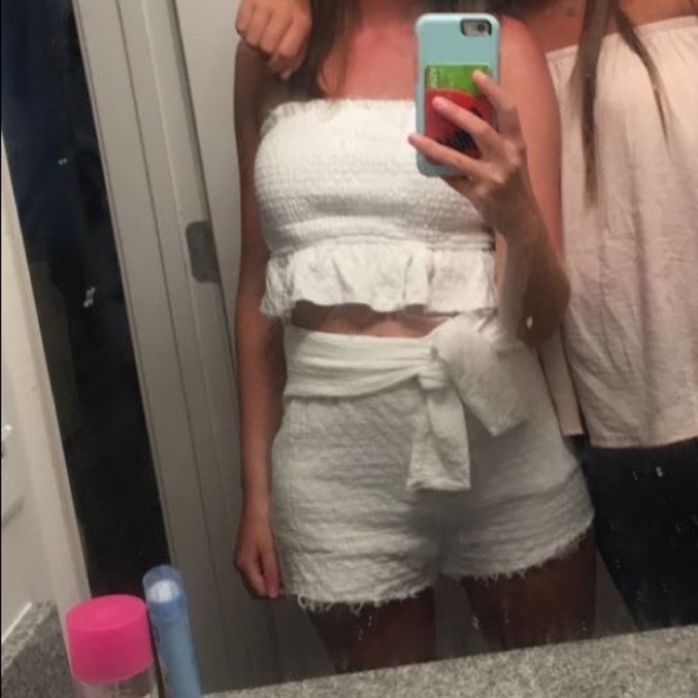 Wild Honey white two piece set